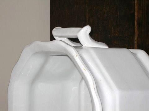1845/27/12 Vertical Panelled Octagon - Footbath handle detail