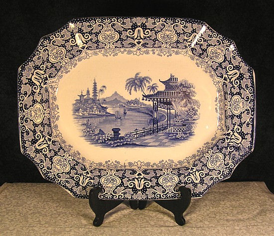 ERFORD Pattern Platter 16 inches x 12¼ inches  James Edwards