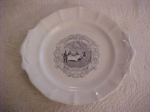 Fluted Double Swirls Shape GENTLEMENS CABIN  Cookie Plate 9¾ inches
