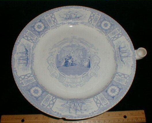 BOSTON  MAILS Hot Water Plate.  Very Rare James & Thomas Edwards